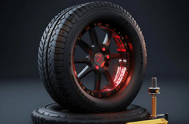 rubber tire cutting